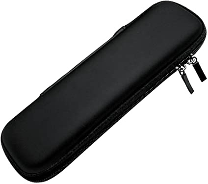 Hard Shell Pen Case, GLADFRESIT EVA Waterproof Pencil Case - Multifunctional Black Zipper Bag for Stylus, Executive Pens, Data Cables