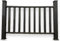 Tuda Grass Direct Composite decking balustrade railing kit - 1.5m - full kit - grey - teak - black (Extra Post Kit)