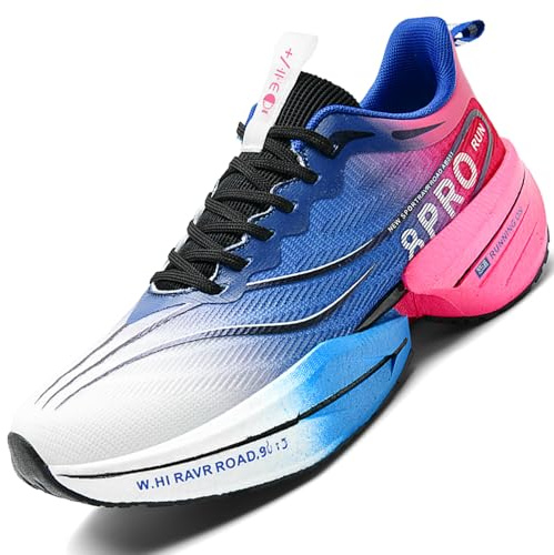 VLOOKST Baskets pour garçons et filles - Chaussures de course à pied - Respirantes et légères - Pour le sport de plein air - Noir - Pointure 36, noir foncé, 38/38.5 EU