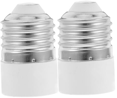 NUOBESTY 2stücke Lampenfassungsadapter Für Umwandlung Von Glühbirnensockeln Passend Für Armaturen Und Lampenzubehör Stabile Metallkonstruktion Für Heim Und Büronutzung
