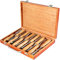 VEVOR Ensembles de ciseaux à bois 12pcs Ensemble de burin à bois pour protéger les ensembles de ciseaux à bois de tout dommage