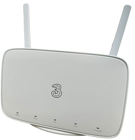 Unlocked 4G Mobile Broadband USB Dongle (600Mbps Hub (Locked to 3), White)