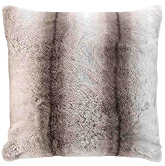 Douceur d'Intérieur Suave Interior, Funda de cojín de 40 x 40 Cm, Piel sintética, Siberia