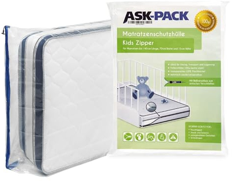 ASK Pack Funda Colchón Anti-RV 70x140cm 100my - Kid