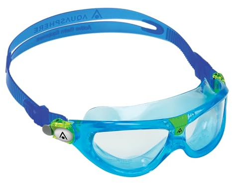 Aquasphere Seal Kid Swimming Goggles, Swimming Goggles For Children Aged 3 and over With UV Protection, Silicone Seal and Anti-Fog and Anti-Leak Lenses For Boys and Girls