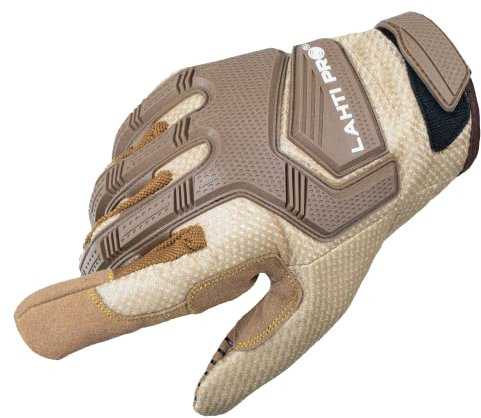 Lahti PRO Arbeitshandschuhe | 10(XL) | Aufprallschutz | Leder Protective Handschuhe | Schnittfest | Putzhandschuhe | Gartenhandschuhe | Arbeitshandschuhe | Protective Gloves