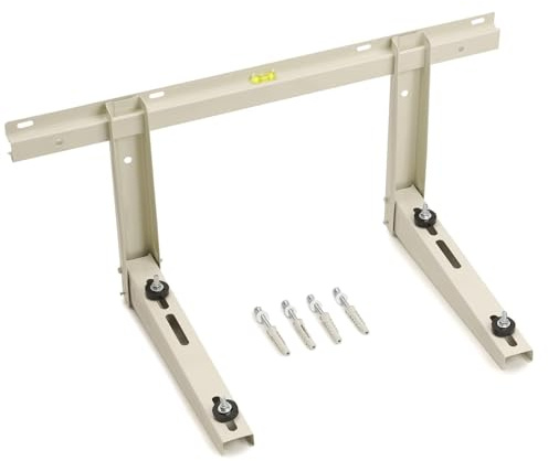 Väggkonsol, väggfäste för luftkonditioneringsapparater, värmepumpar upp till 140 kg, bom 465 mm för 5 kW (465 mm bom x 375 mm höjd x 800 mm bredd)
