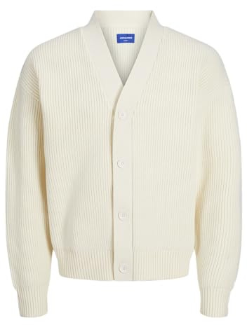 JACK & JONES Jordash Knit Cardigan, Crème, L Homme
