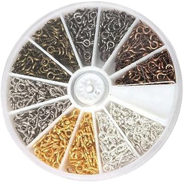 Veemoon 600pezzi Vite Filettati e Chiodi Auto-filettanti Per Per e Decorazioni