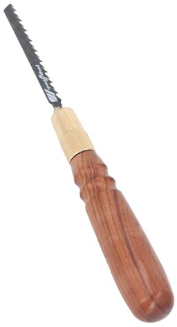 Fafeicy Model Craft Hand Saw Kit, Detachable Mini Hand Saw with 5 Interchangeable Blades, High Carbon Steel, Ergonomic Sourwood Wood Handle for Woodworking, Model Building