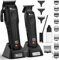 Fagaci Haarschneidemaschine Profi Friseur mit Überlegener Präzision, Bürstenloser Motor haarschneider Herren Akku, 5-Fach Längere Schärfe Professionelle Harreschneidemaschine & Haartrimmer Herren Set