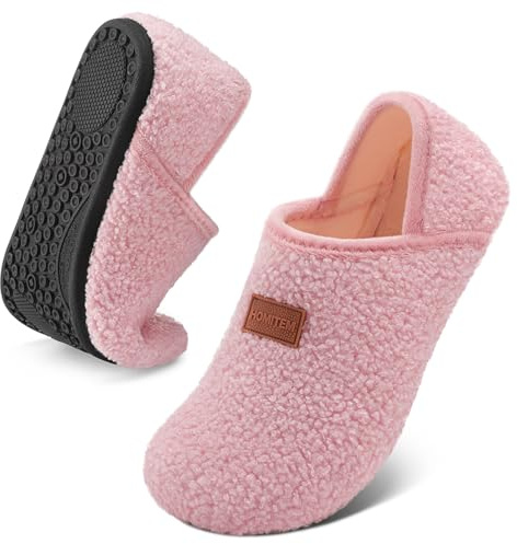 Homitem Womens Slipper Socks Indoor Bedroom Travel Neuropathy House Slippers for Woman, Comfy Fuzzy Christmas Gifts for Women Men Mom Elderly Seniors Pantuflas Para Mujer Size 10.5 Size 11.5