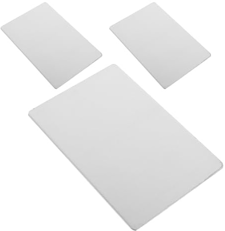 Alasum Piastra di Raffreddamento in Acciaio Inox 3 Pezzi per Piccoli Animali, Tappetino Refrigerante Compatto per Conigli, Criceti e Porcellini D’India, Accessorio Estivo per