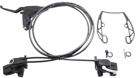 Bakre rullbromssats HS11 Hydraulisk V-broms Mountain Travel Cykel Oljeskiva V-broms Fälgbroms Gatuklättring Cykelbromstrumma bakre broms