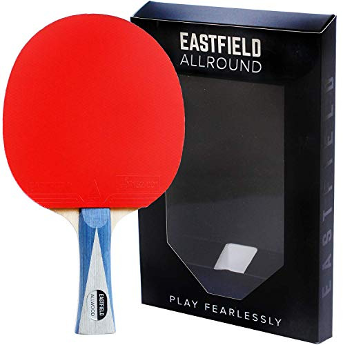 Eastfield Allround Professional Table Tennis Bat - Beginner & Intermediate Ping Pong Racket, ITTF Approved Spin Rubber, 7-Ply Wood Blade, Premium Competition Paddle
