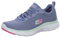 Skechers Women's Flex Appeal 4.0 Brilliant View Sneaker, Slate Mesh Trim, 8 UK