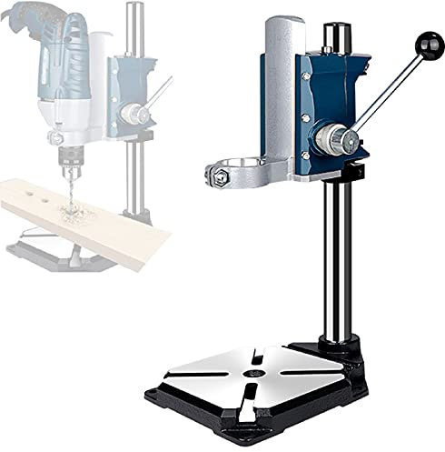 Bohrmaschinenständer, Bohrständer Bohrmaschinenständer mit Schraubstock, Universal Ständer für Bohrmaschine für Heimwerker und Professionelle Reparaturen