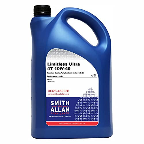 Fully Synthetic 10W-40 Motorcycle Engine Oil Ultra 4T 4-Stroke 5 Litre 5L