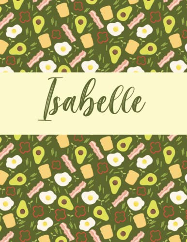 Isabelle: Weekly Menu Planner & Grocery ListMeal Planner Cookbook For Eating Right