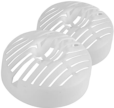 KOOBON Filtro de pelo para desagüe de ducha, 2 unidades de filtro de pelo para ducha Tempoplex modelo 6960, 6961, 6962, 6963, sustituye al número de pieza 582951/6961.96