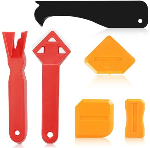 6Pcs Silicone Removal Tool, Simple and Efficient Silicone Sealant Removal Tool, Reusable Caulking Tools for Bathroom Kitchen
