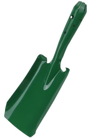 Zerodeko pala de chimenea Cenicero cenefa zanjadora barbacoa de carbón cedazo palas cerámico hierro pala de ceniza doméstica suministros de cocina pala de ceniza de barbacoa planchar Green