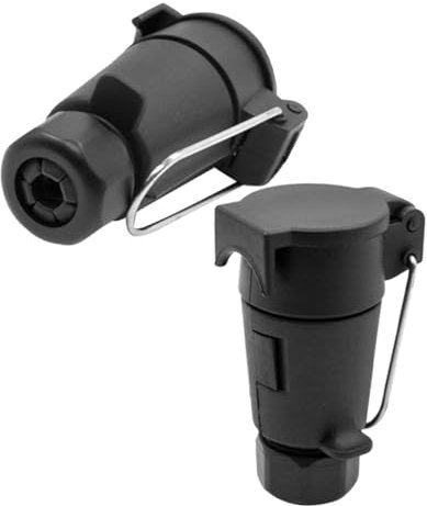 SWOOMEY 2pezzi Adattatore Per Rimorchio Pin Pin Per Veicoli Commerciali Facile Installazione Resistente Alle Intemperie Compatibile Con Camion e Rimorchi