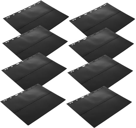 Gatuida 10 Piezas Colección De Páginas Interiores Álbum De Doble Cara Dos Verticales para Organizar y Proteger