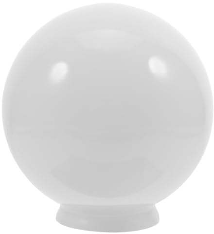 Cabilock Pantalla de Vidrio Lechoso Esférica – Repuesto de Lámpara Colgante y Ventilador de Techo, Anti-Deslumbramiento, Decorativa para Dormitorio y Sala