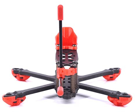 Qklyxr 1 juego de chasis base for dron, placa inferior fibra carbono 3K 3 pulgadas y 4 mm, for cuadricóptero carreras RC Kit de actualización para drones de carreras FPV