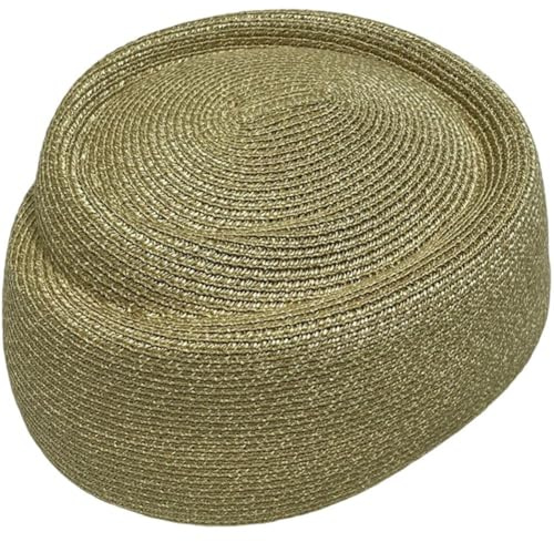 Lpitoy Klassisk fransk stil stråbaskisk hatt, konstnär och målare hatt, andningsbar pillerhatt, värdinna hatt, sommar cylinderhatt för fest