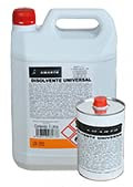 Disolvente Universal. diluye pinturas sinteticas, barnices, imprimaciones, tambien sirve para limpieza de herramientas. (0,5 L.)