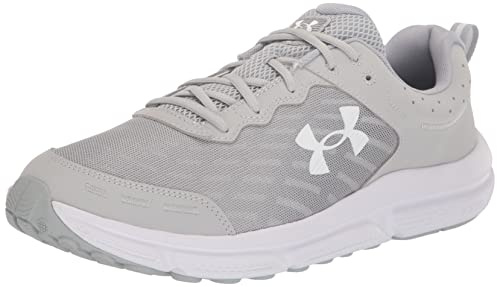 Under Armour Men's Charged Assert 10 4E, 100 Gray, 9