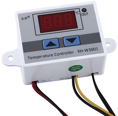 Wresetly Interruttore di controllo del termostato del regolatore di temperatura di 12V Digital LED