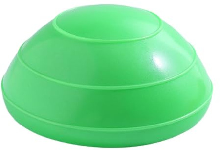 Harilla Palla da Equilibrio Mezza Sfera Cuscino Propriocettivo Pedana Instabile per in PVC con Design Antiscivolo Adatta per Adulti E Bambini Allenament, Verde