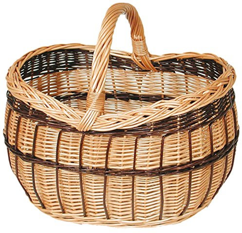 La Vannerie d'Aujourd'hui Panier bouju en Osier Filet Bord natté