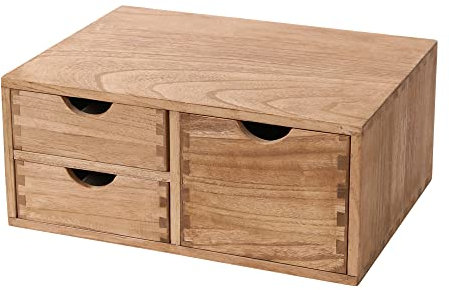 DDYURI Capsules Coffee Storage Drawer for Pod K-cup Holder - Counter Organizer for Kitchen Utensil Storage - Wood Desktop Coffee Brewer Accessories Stand CF2D3C-LT