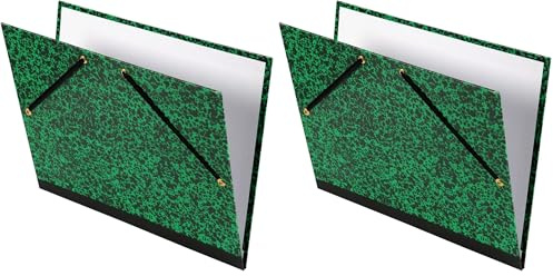 CANSON - Carton à dessin Studio - 2 élastiques - 32 x 45 cm - Vert Annonay (Lot de 2)