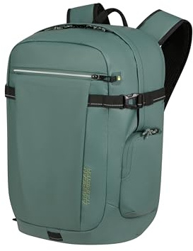 American Tourister Upventure - mochila para computadora portátil 15.6 pulgadas, 44 cm, 26.5 L, verde (bosque oscuro)