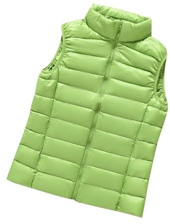 Doudoune sans Manches Femme Legere Gilet Doudoune Fine sans Manche Femme Légère Gilet Matelassé sans Manches Femme Veste Duvet Blouson sans Manche Femme Doudoune Matelassée sans Manches Femme Pliable