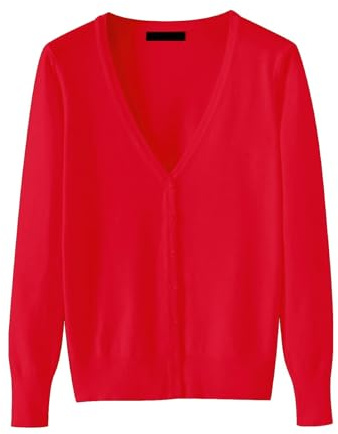Cardigan pour femme grande taille, pull boutonné, tricot confortable à col en V à manches longues, tricot classique polyvalent, pulls de sortie légers, vêtements d'extérieur élégants pour le travail