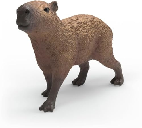 schleich WILD LIFE | Capybara 14934 | Detaljerad djurfigur och samlarfigur | Zoo Toys | Present för pojkar och flickor | Födelsedagsdekoration | Figur från 3 år | 7 x 3 x 5 cm