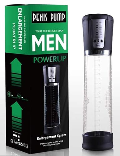 CUPIDO TOYS Pompa Pene per Uomo, Vacuum Device Elettrico Aspira Pene Automatico - Ricarica USB - Migliora Erezione e Vigore del Pene - Allungamento del pene maschile
