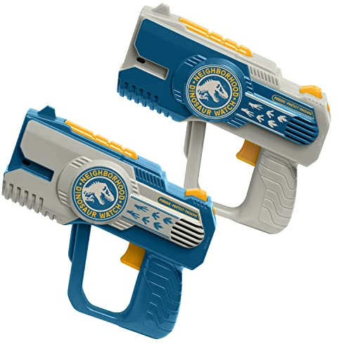ekids Jurassic World Laser Tag 2 Player Games for Kids, Indoor and Outdoor Toys with Expandable Play, for Fans of Jurassic World Toys for Boys