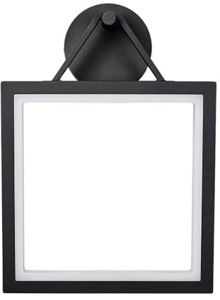 Lucande LED Wandleuchte außen Mirco (Modern) in Schwarz aus Aluminium (1 flammig,) - Außenwandleuchten Wandlampe Led Außenlampe Outdoor für Außenwand/Hauswand Haus Terrasse &