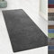 KARAT Teppich Läufer für Küche, Flur & Wohnraum - Teppichläufer auf Maß - Meterware - Flurteppich - Küchenläufer - Wohnzimmer Teppich (80 x 250 cm, Lyon - Schwarz)