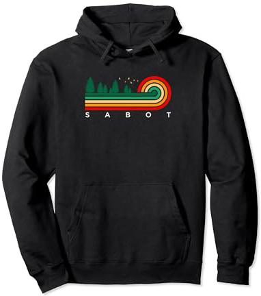 Evergreen Vintage Stripes Sabot, Virginia Pullover Hoodie