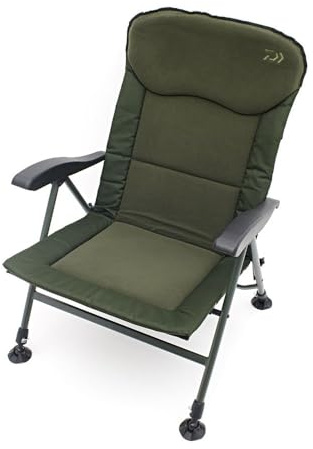 Daiwa Black Widow Adjustable Fishing Chair - Carp Fishing Armchair - BWAA1