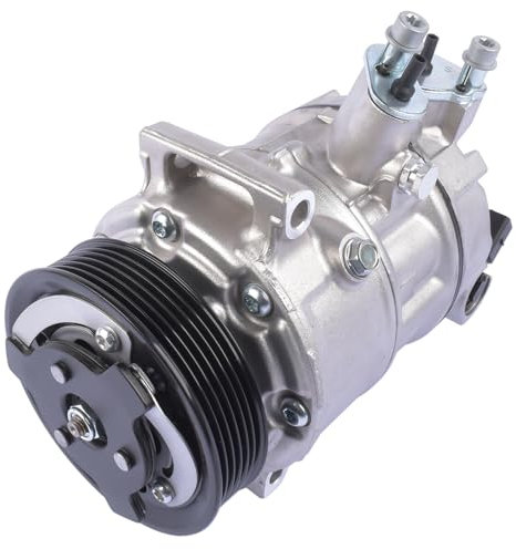 Flynsu Air Con Compressor Pump Compatible with A1 A3 A6 Q2 Q3 TT G0-lf Pas-sat Tou-ran Alt-ea Le-on Oct-avia Sup-erb 1.0 TSi 1.6 TDi 1K0820803S