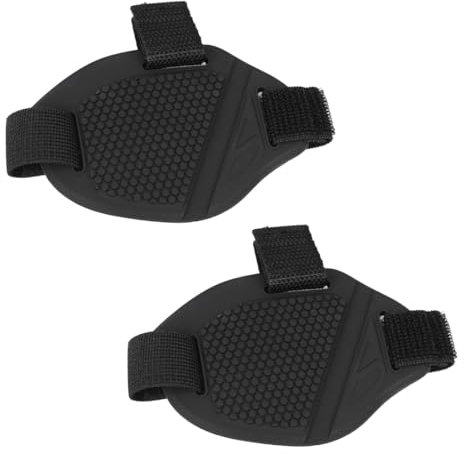 EIYVPRA 2 pcs copriscarpe moto protezione scarpe moto Protezione Scarpe Moto Leva Cambio Copriscarpe, Protezione in gomma per cambio del cambio, regolabile, antiscivolo, per scarpe da moto
